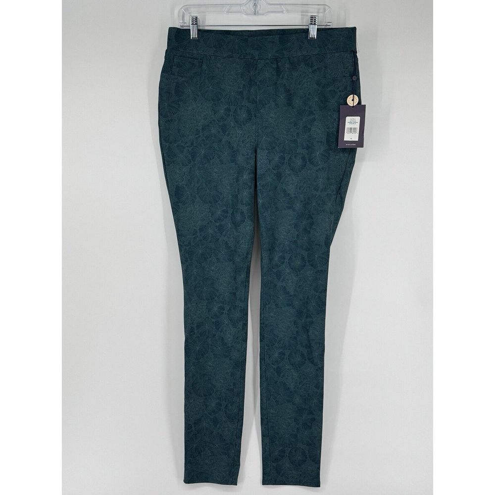 NYDJ Modern Leggings pull on slimming floral design Cheshire Hill Size‎ 10